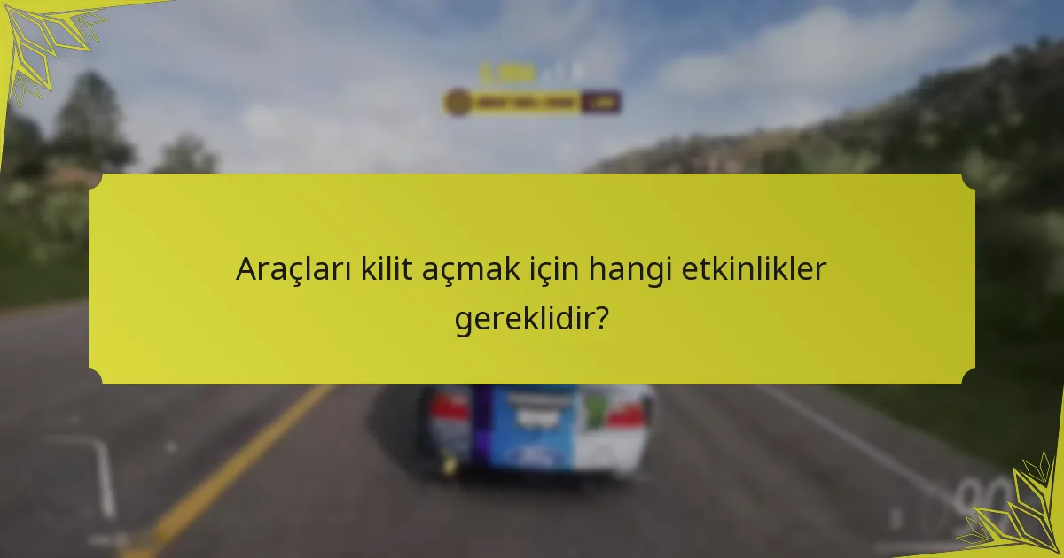 Oyuncular Forza Horizon 5’te mevsimsel araçları nasıl edinebilir?